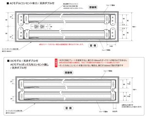 電動ローマンシェード　カーテンボックス　ダブル