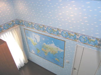 子供部屋のリフォーム アメリカ製輸入壁紙でキッズインテリア
