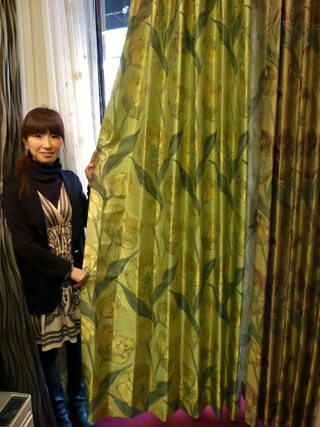 川島織物セルコン スミコホンダ アモンターレ カーテン SH2958(Y) 展示品 イメージ