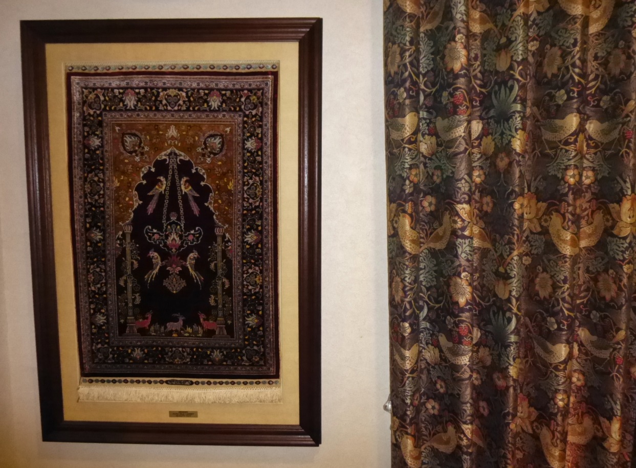 ヘレケ絨毯,カーテン,コーディネート