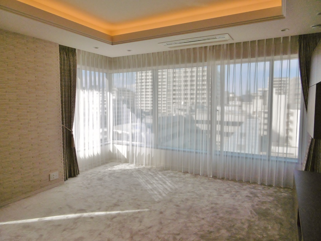 マンションご入居時カーペット敷き詰め事例