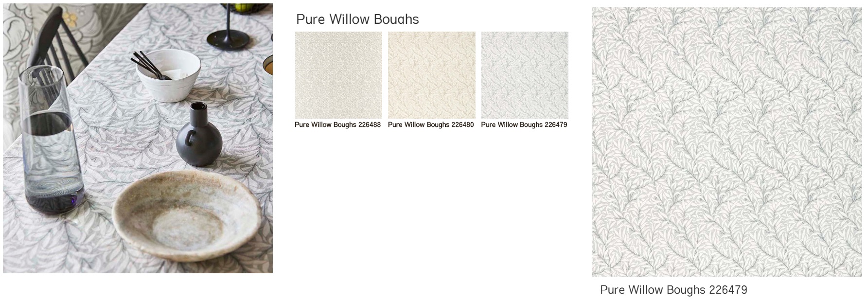 Pure Willow Boughs　ピュアモリス　カーテン