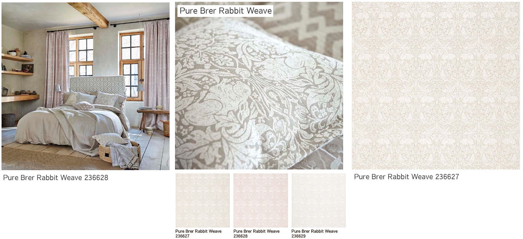 Pure Brer Rabbit Weave　ピュアモリス　カーテン