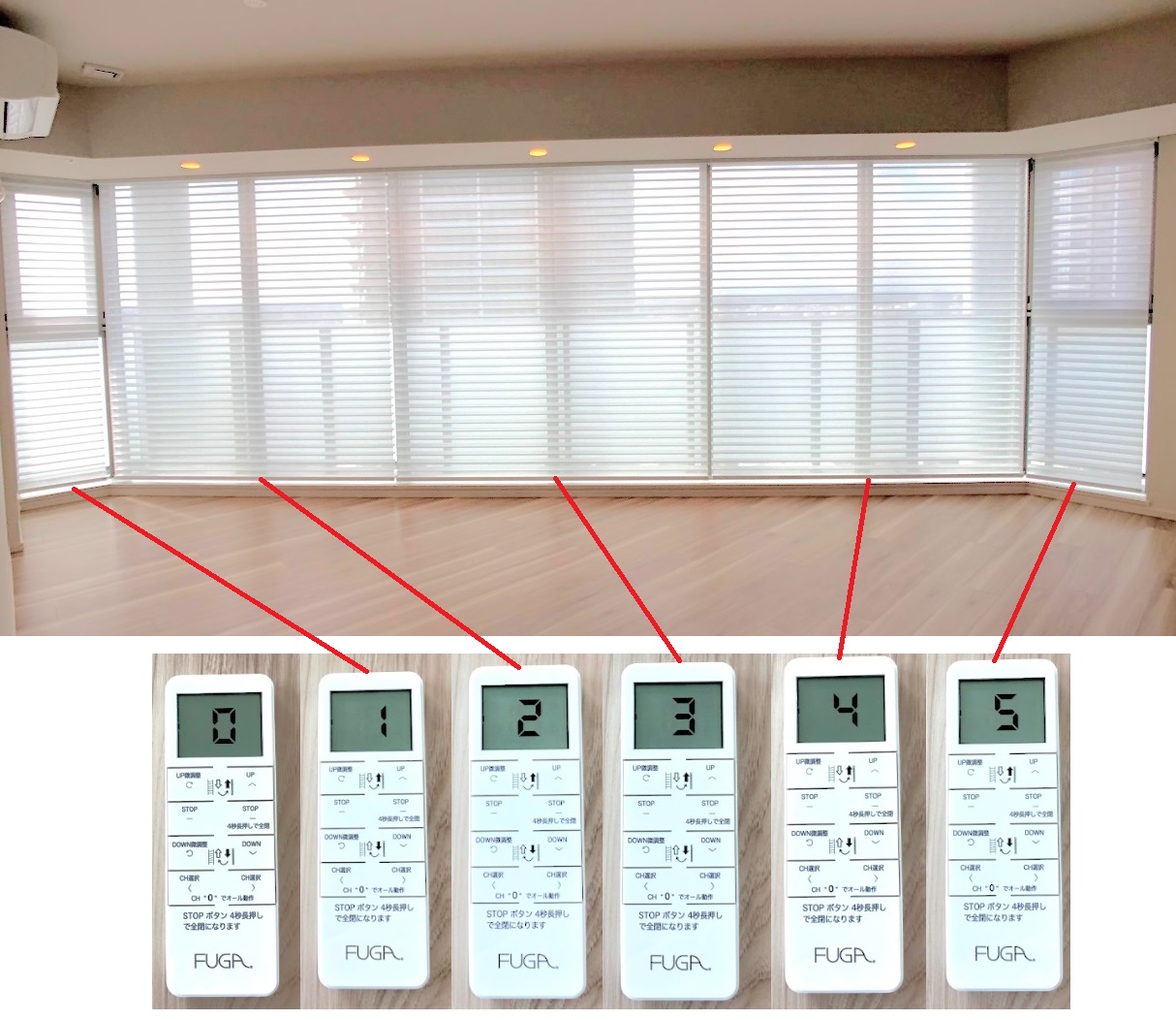 FUGA・Eco Rimo　エコリモ　電動タイプ　リモコン設定