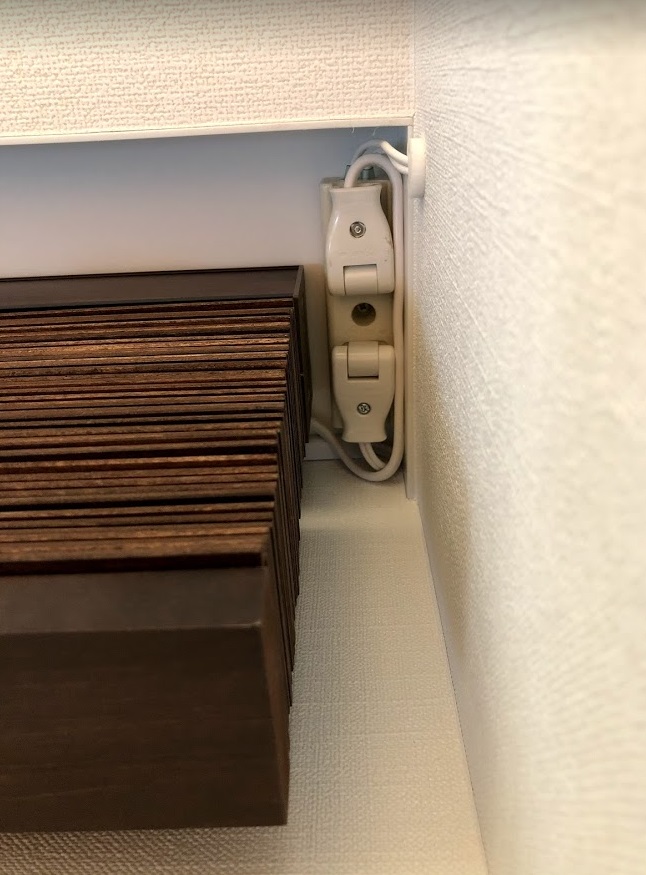 ナニック　電動　ウッドブラインド　カーテンボックス　工事