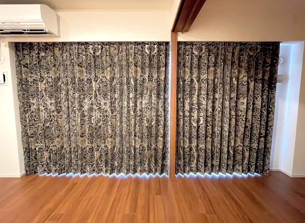 ウィリアム モリス 　Bullerswood　ファブリック　カーテン