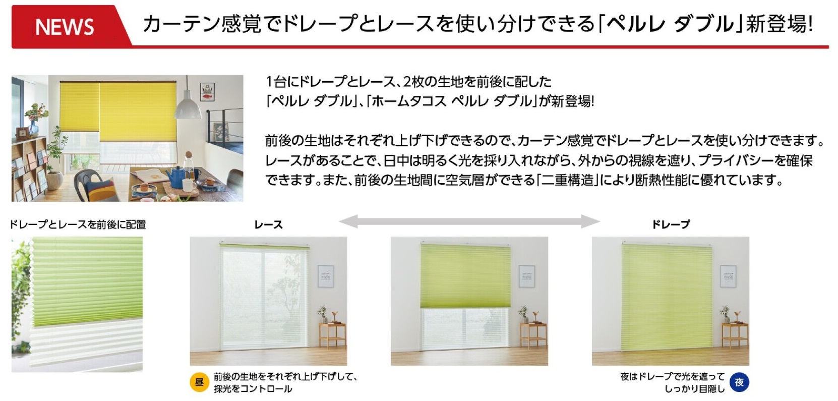 ペルレダブル 特徴 長所