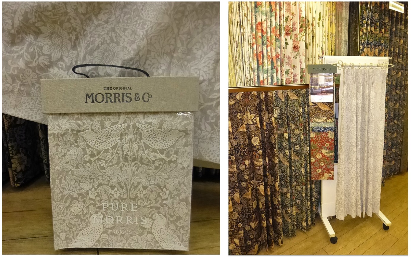 ピュアモリス PURE STRAWBERRY THIEF カーテン 取扱店