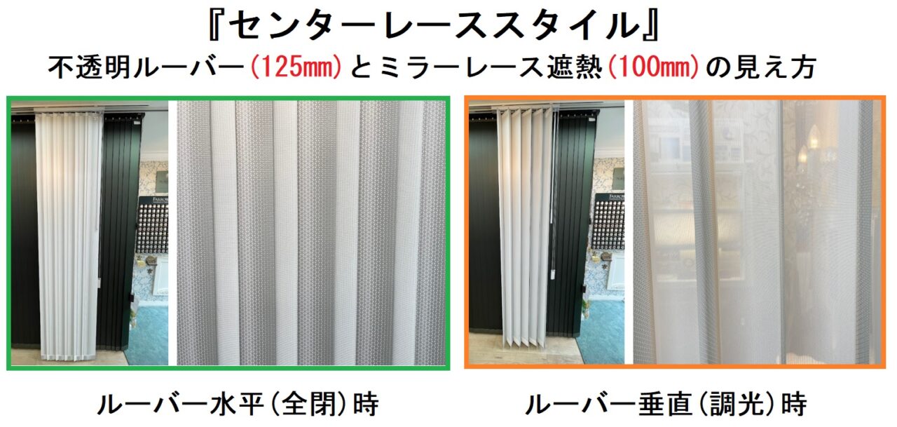 センターレーススタイル 125mm 展示 取扱店