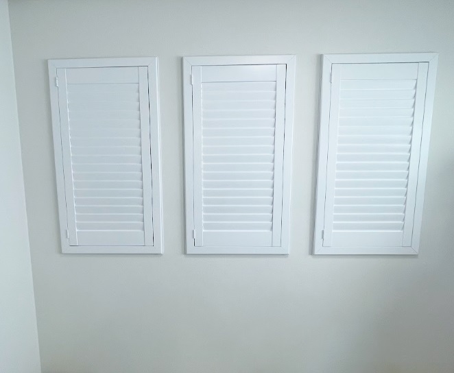 ウッドシャッター 閉じた時