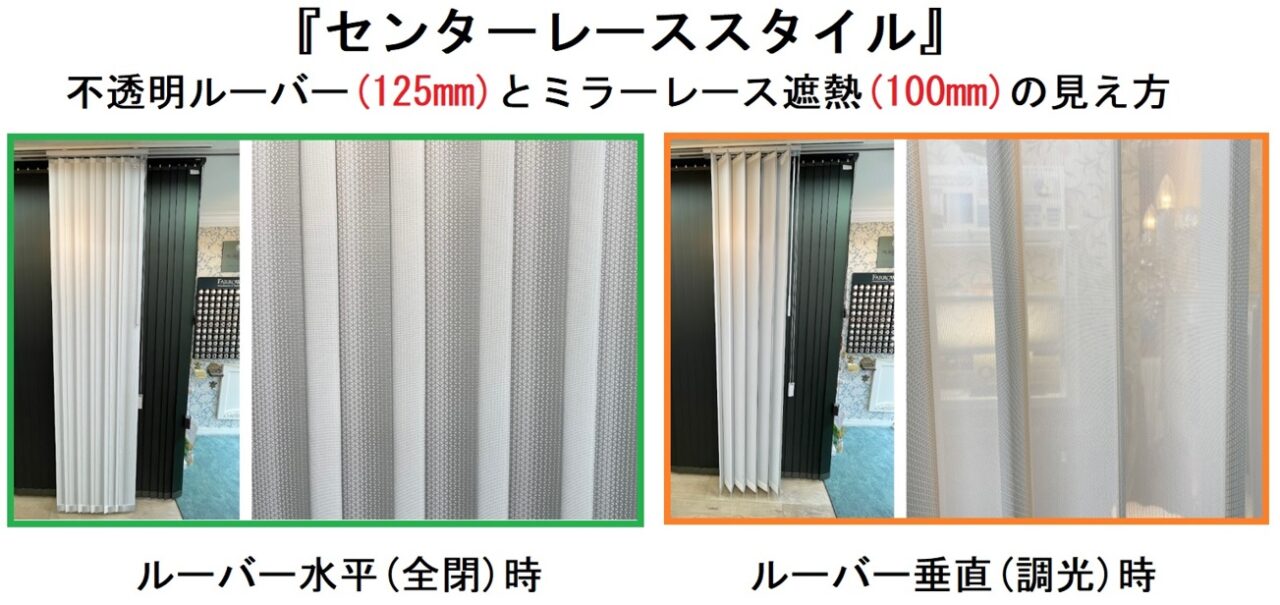 センターレーススタイル　125mm 展示　取扱店