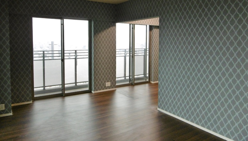 Farrow&Ball 壁紙 マンション 事例
