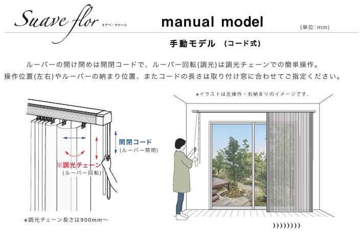 Suave flor スアベ・フロール 手動モデル コード式 イメージ