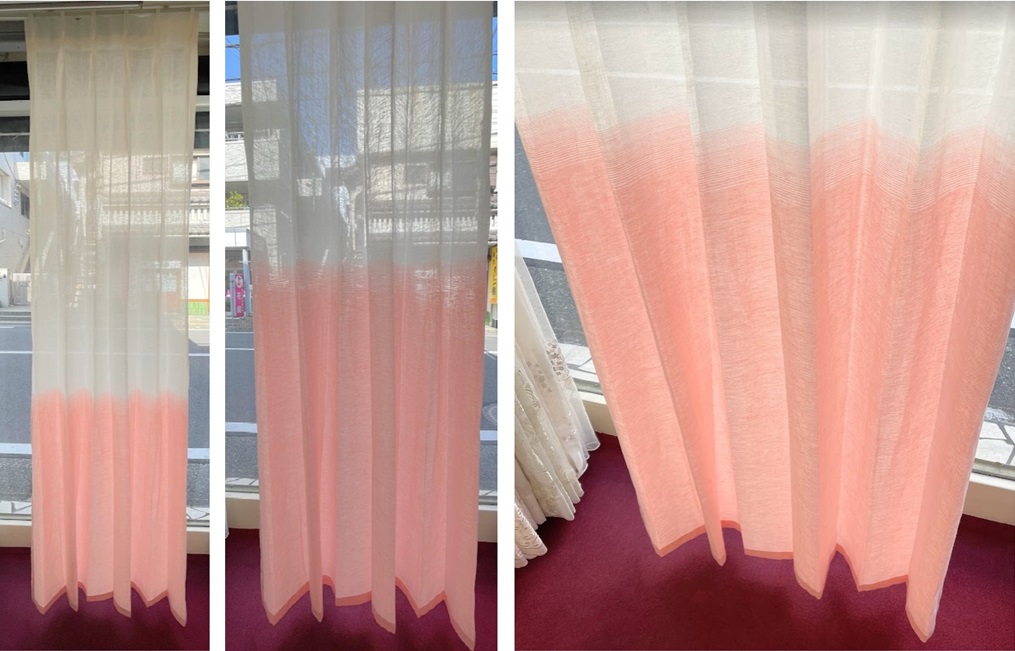 フジエテキスタイル アカリ PF1775 SA サクラ　カーテン　展示　取扱店　価格