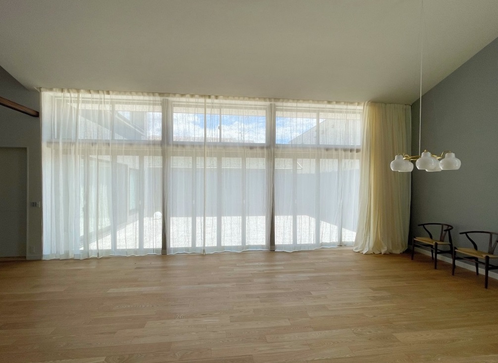 リネンのレース　フジエテキスタイル　リノ　事例