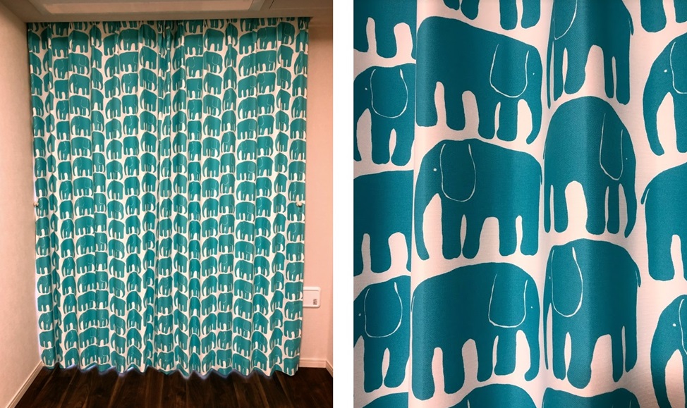 フィンレイソン　Elefantti　カーテン