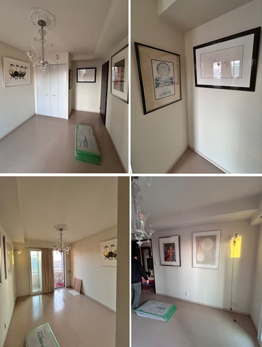 マンション　洋室　壁紙　リフォーム　BEFORE