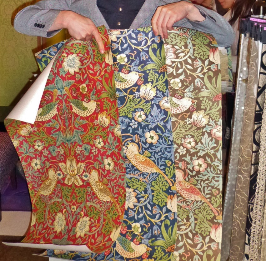 いちご泥棒,壁紙