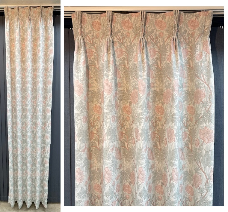 川島織物セルコン MM3151 アネモネ ANEMONE カーテン 縫製展示品 取扱店 東京 神奈川