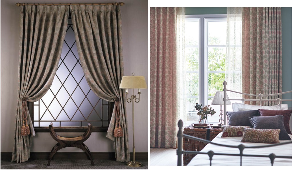 川島織物セルコン モリスデザインスタジオ アネモネ・ANEMONE カーテンイメージ