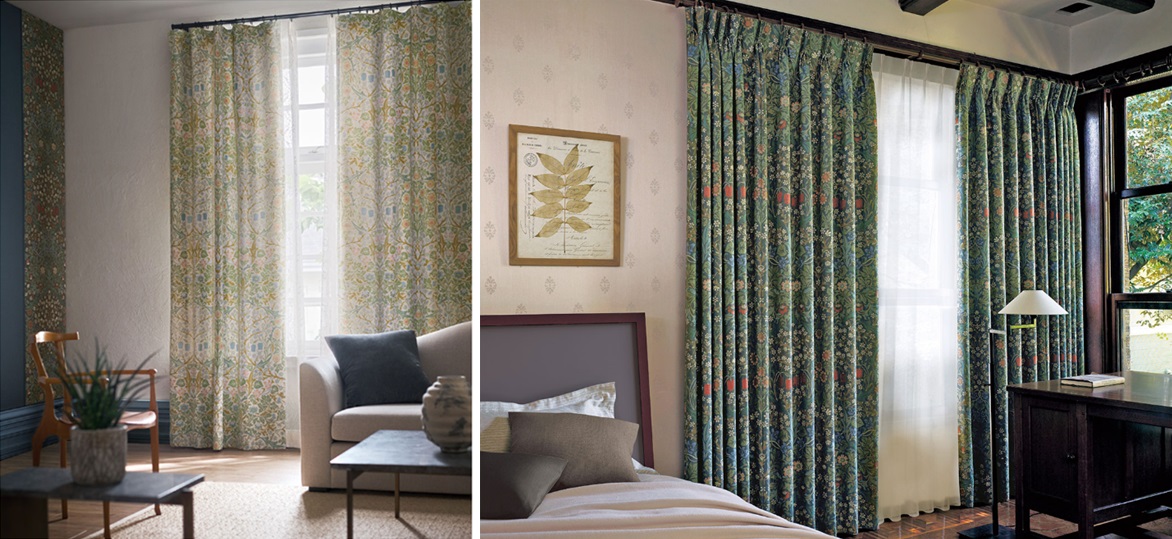 モリスデザインスタジオ ブラックソーン(BLACKTHORN) カーテン MM3111~MM3112 カーテン イメージ|川島織物セルコン