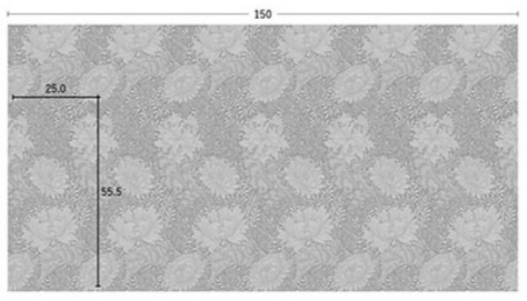 M3140(BE),MM3141(G),MM3142(DB)の柄リピート
