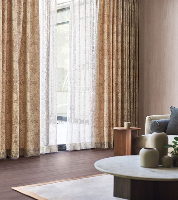 モリスデザインスタジオ クリサンセマム CHRYSANTHEMUM カーテン MM3140~3142イメージ|川島織物セルコン