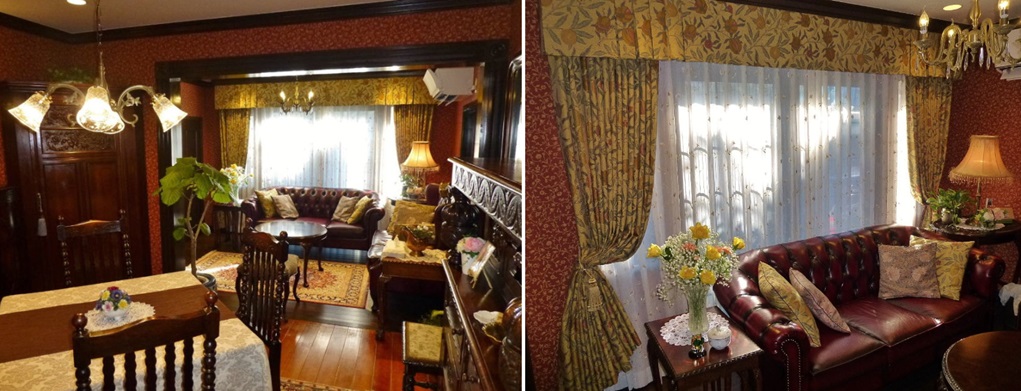 川島織物セルコン フルーツ MM3133 カーテン 事例