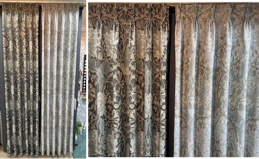 ハニーサックル&チューリップ川島織物セルコン MM3143 MM3144 カーテン 取扱店 価格 東京 神奈川