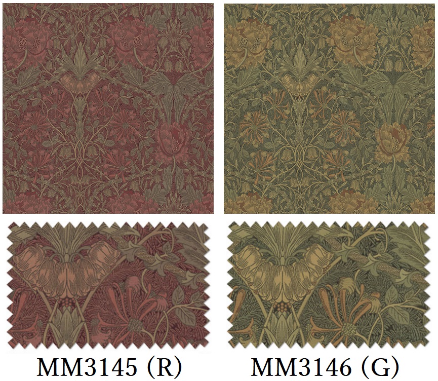 画像:MM3543(R)、M3146(G) 生地アップ