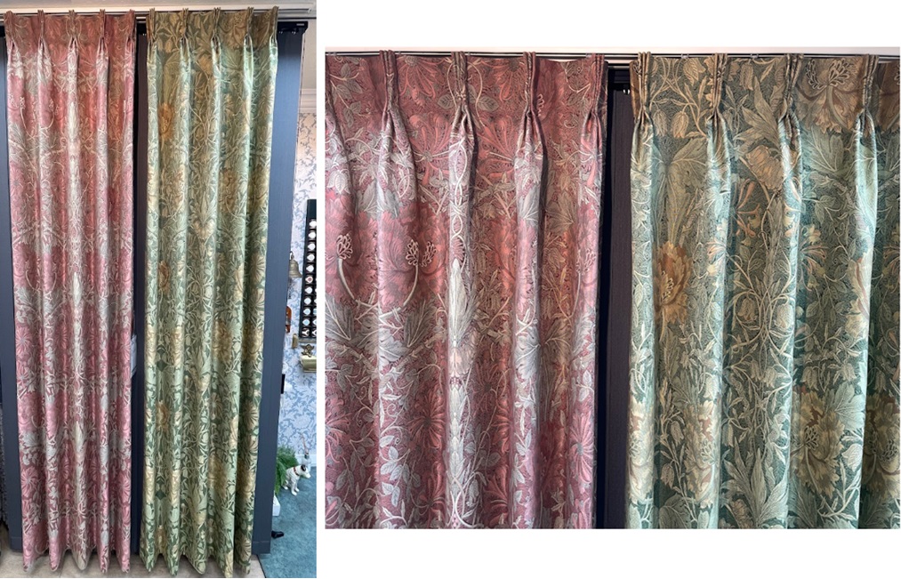 ハニーサックル&チューリップ川島織物セルコン MM3145 MM3146 カーテン 取扱店 価格 東京 神奈川