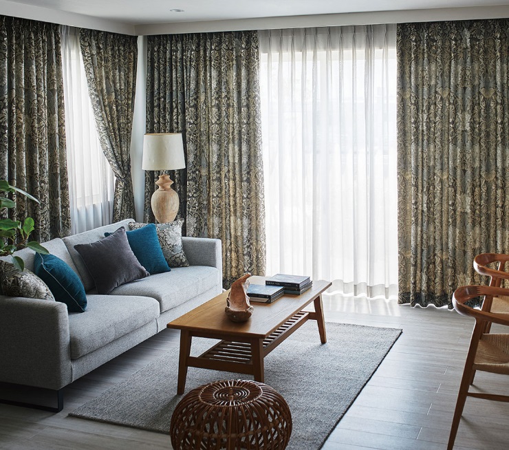 モリスデザインスタジオ『ハニーサックル&チューリップ』｜川島