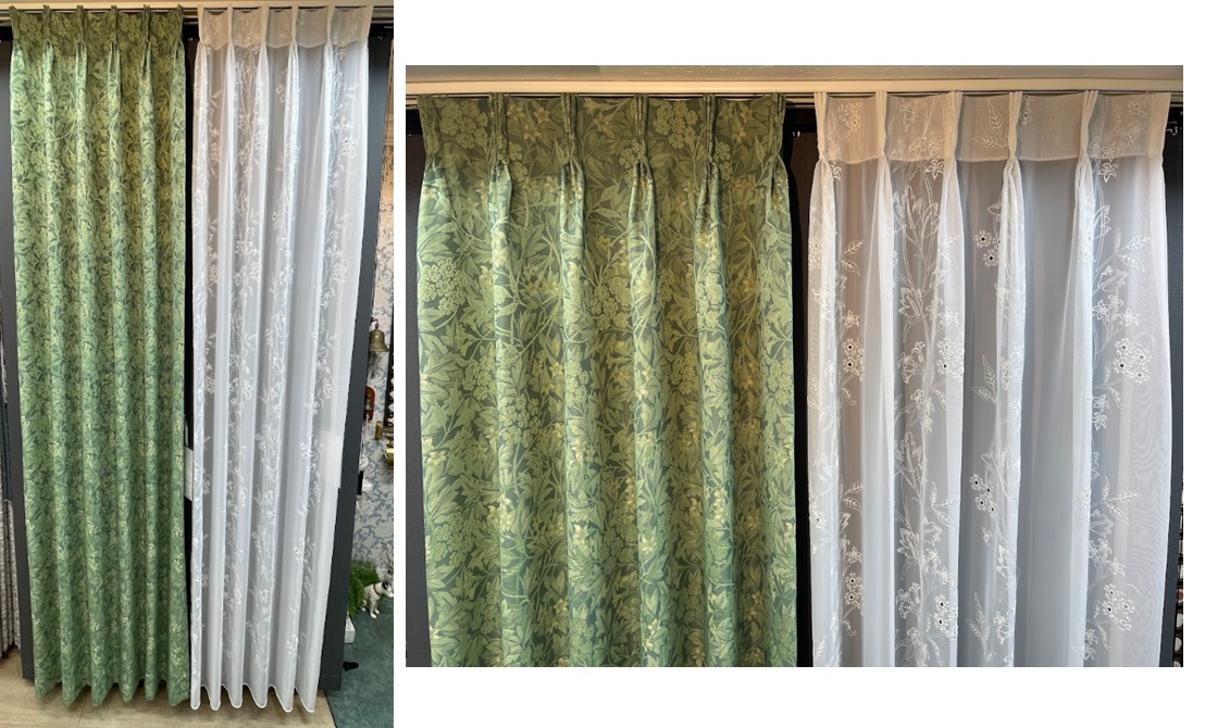 川島織物セルコン MM3150 ジャスミン カーテン 縫製展示品 取扱店 東京 神奈川