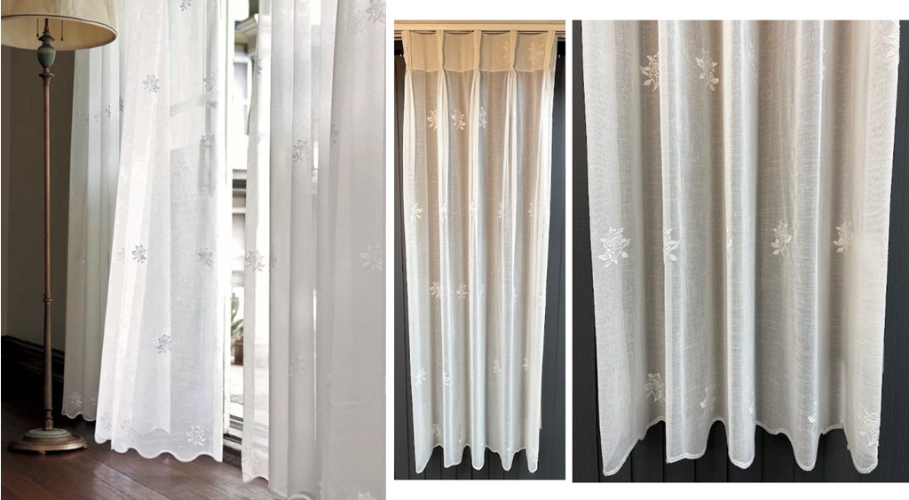 川島織物セルコン ケンティッシュローズ KENTISH ROSE シアー 縫製展示品 取扱店 東京 神奈川