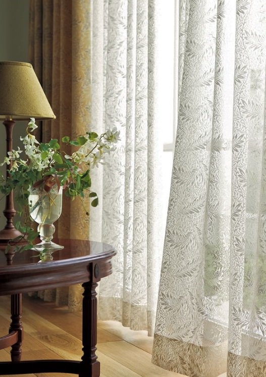 川島織物セルコン モリスデザインスタジオ ラークスパー・LARKSPUR レース イメージ