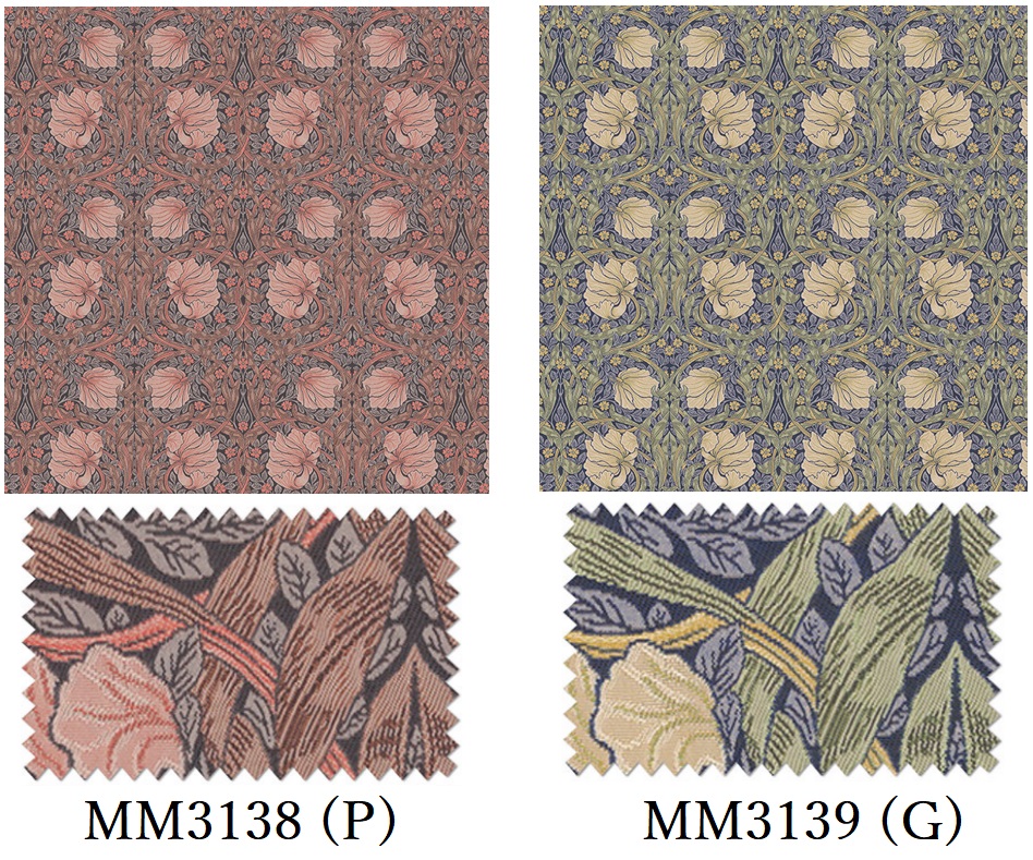 画像:MM3138(P)、MM3139(B) 生地アップ