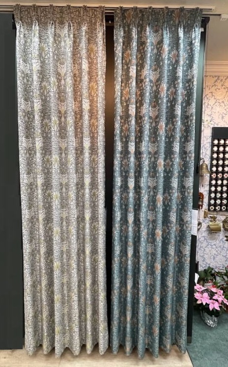 川島織物セルコン スネークヘッド・SNAKESHEAD MM3123 MM3124 カーテン 展示取扱店 価格