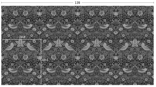 画像:MM3108(DB)、MM3109(DV)、MM3110(BG)の柄リピート