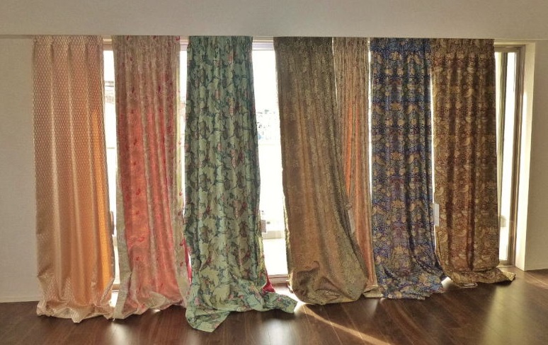 川島織物セルコン モリスデザインスタジオ カーテンサンプル 出張貸出