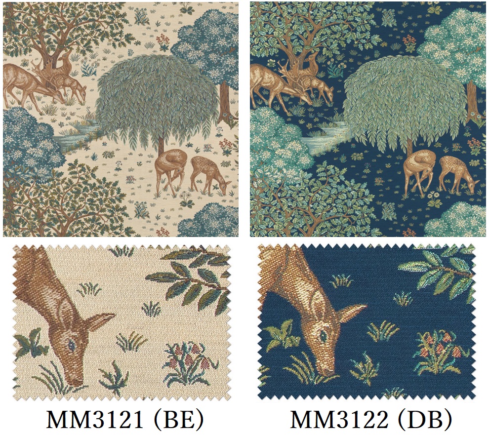 画像:MM3121(BE)、MM3122(DB) 生地アップ