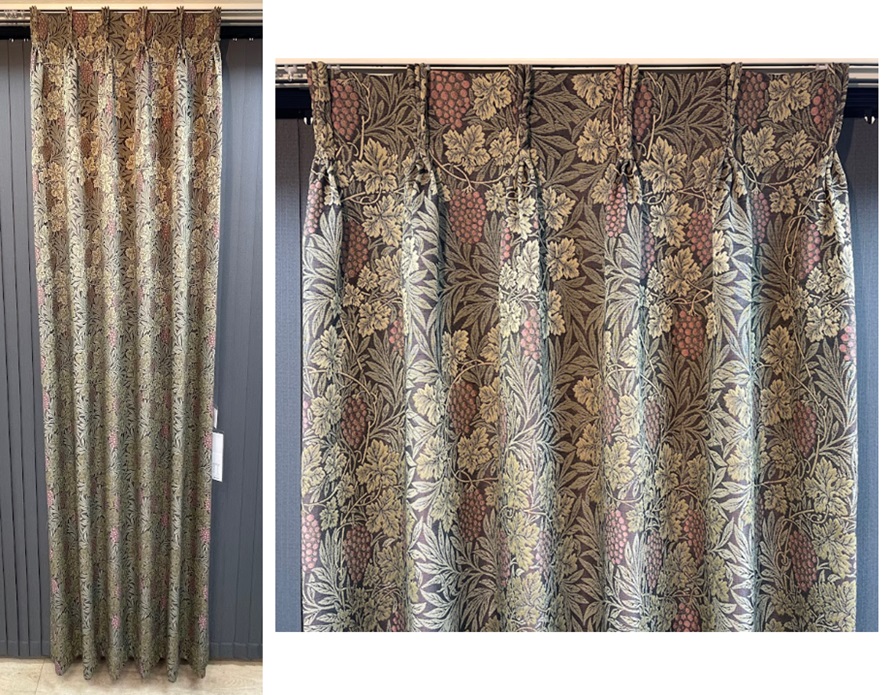 川島織物セルコン MM3149 バイン VINE カーテン 縫製展示品 取扱店 東京 神奈川