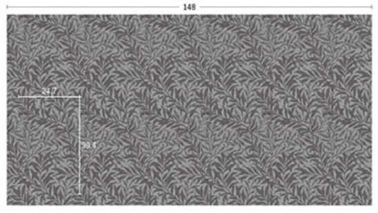 画像:M3114(G),MM3115(B),MM3116(BR)の柄リピート