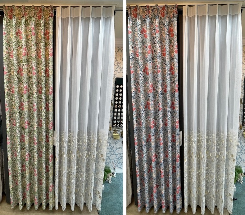 モリスデザインスタジオ　バウアー　Bower　カーテン　刺繍レース　MM3154 価格　取扱店