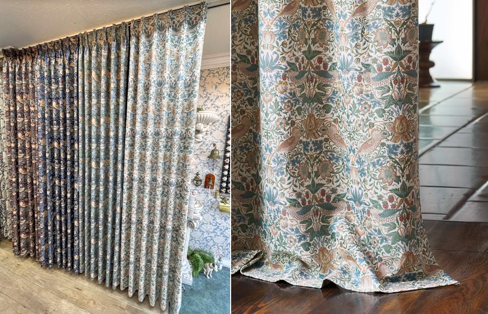 イチゴドロボウ　MM3107 川島織物セルコン　モリスデザインスタジオ　取扱店　価格