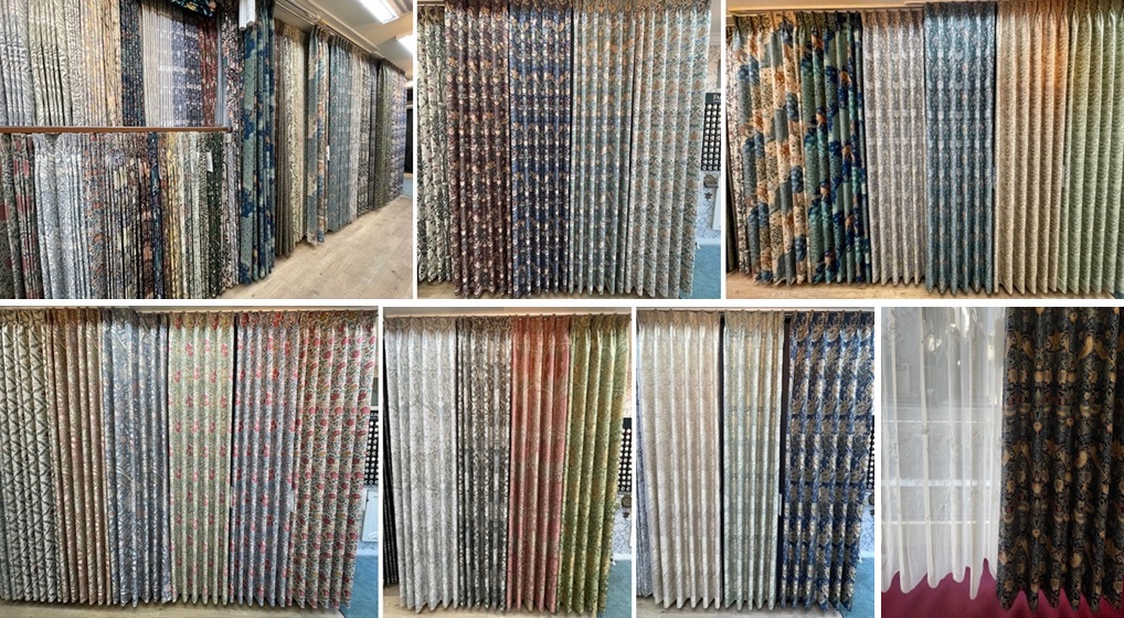 川島織物セルコン モリスデザインスタジオ 全作品の縫製サンプルをご用意