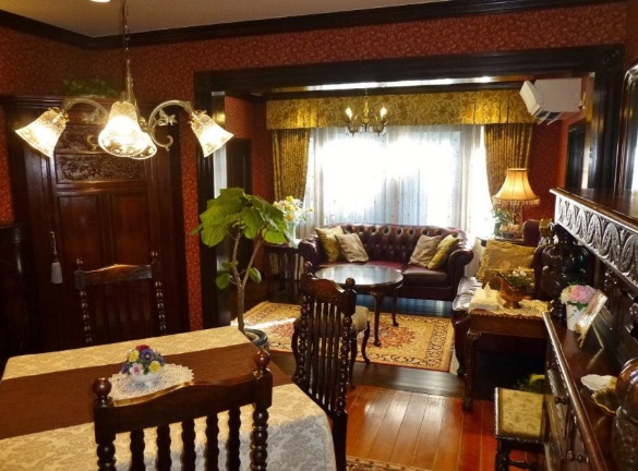 フルーツ カーテン 川島織物セルコン モリスデザインスタジオ 戸建て リノベーション 事例