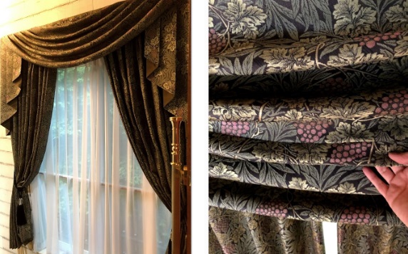 バイン vine カーテン 川島織物セルコン モリスデザインスタジオ 新築戸建て 採用事例