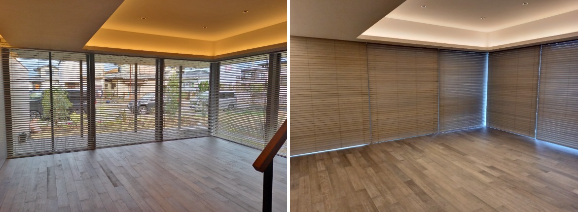 ノーマン(NORMAN) 桐ウッドブラインド・マットフィニッシュシリーズ 納品事例